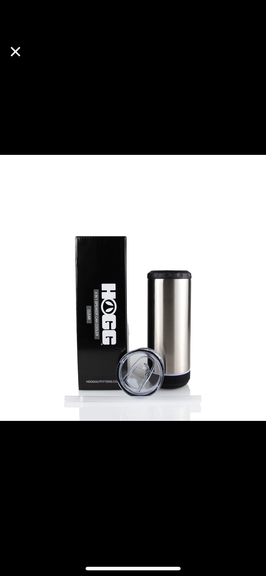 1 Stainless 20 oz speaker