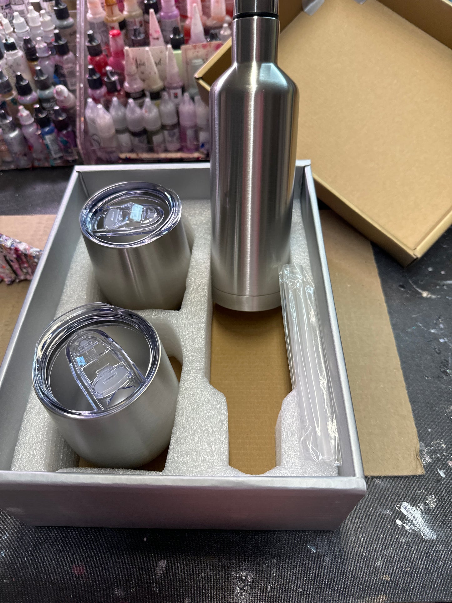 Wine tumbler set