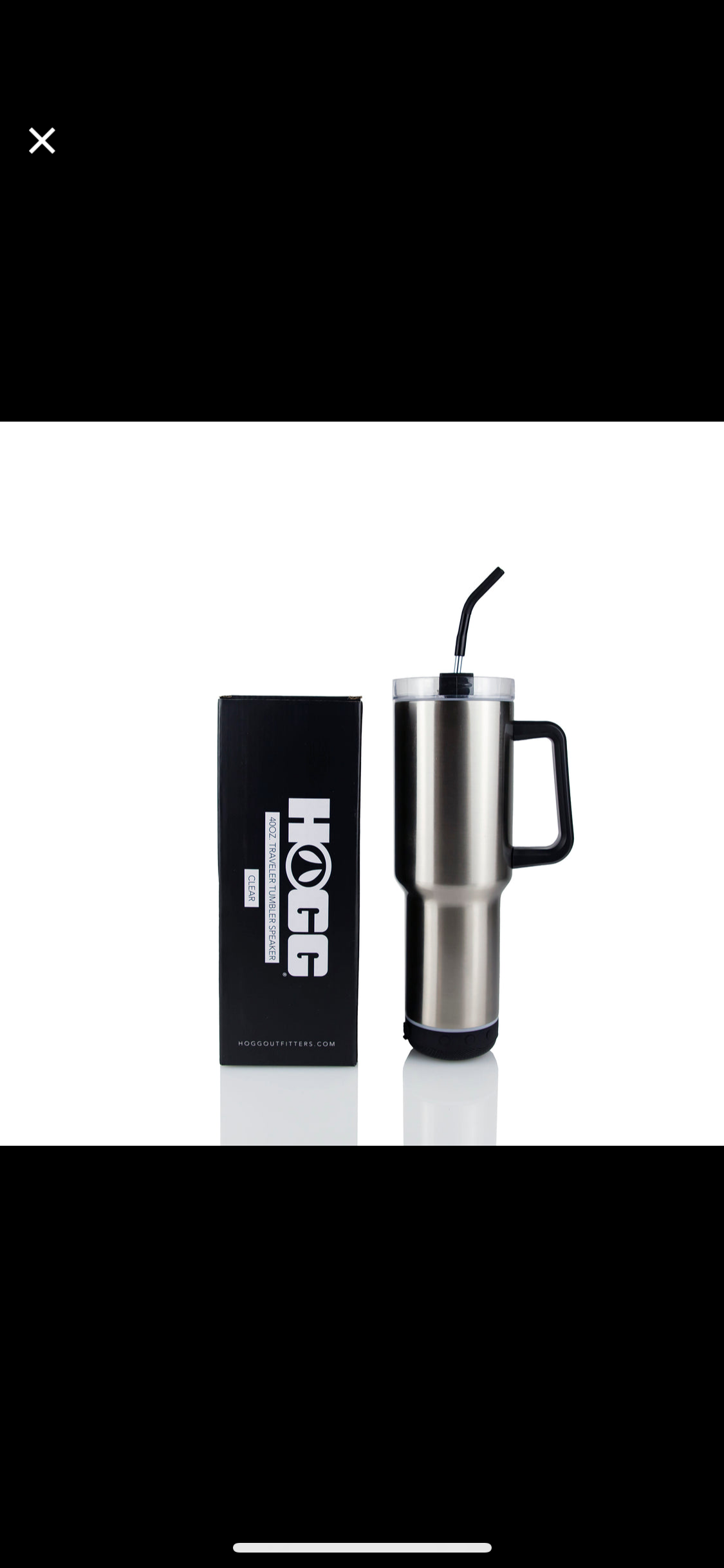 1 Stainless 40 oz Speaker Tumbler