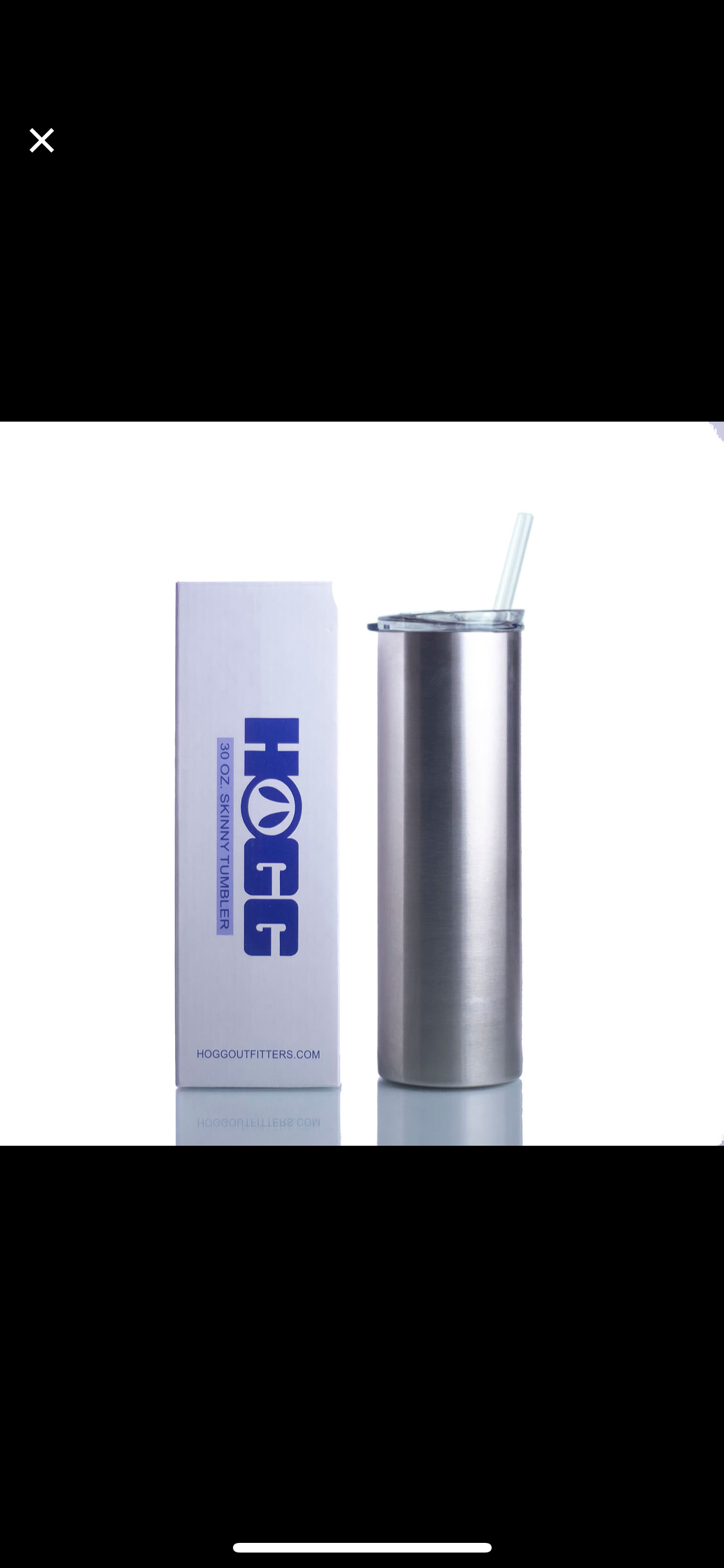 1 Stainless 30 oz skinny tumbler